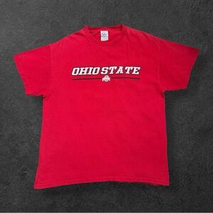 Y2k Ohio State Buckeyes OSU Red T-Shirt